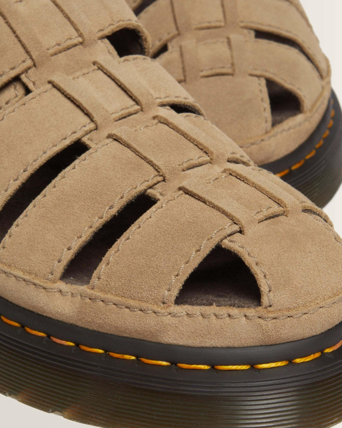 Wrenlie Bronx Suede Fisherman Sandals in Savannah Tan