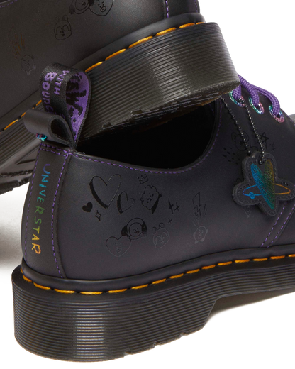 1461 BT21 Leather Oxford Shoes in Black