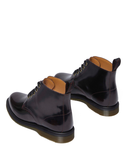Emmeline Arcadia Lace Up Boots in Cherry Red Arcadia