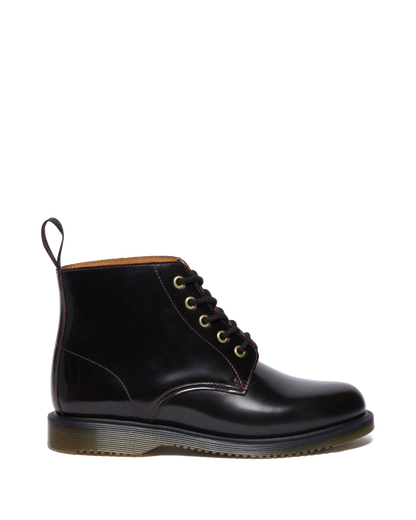 Emmeline Arcadia Lace Up Boots in Cherry Red Arcadia