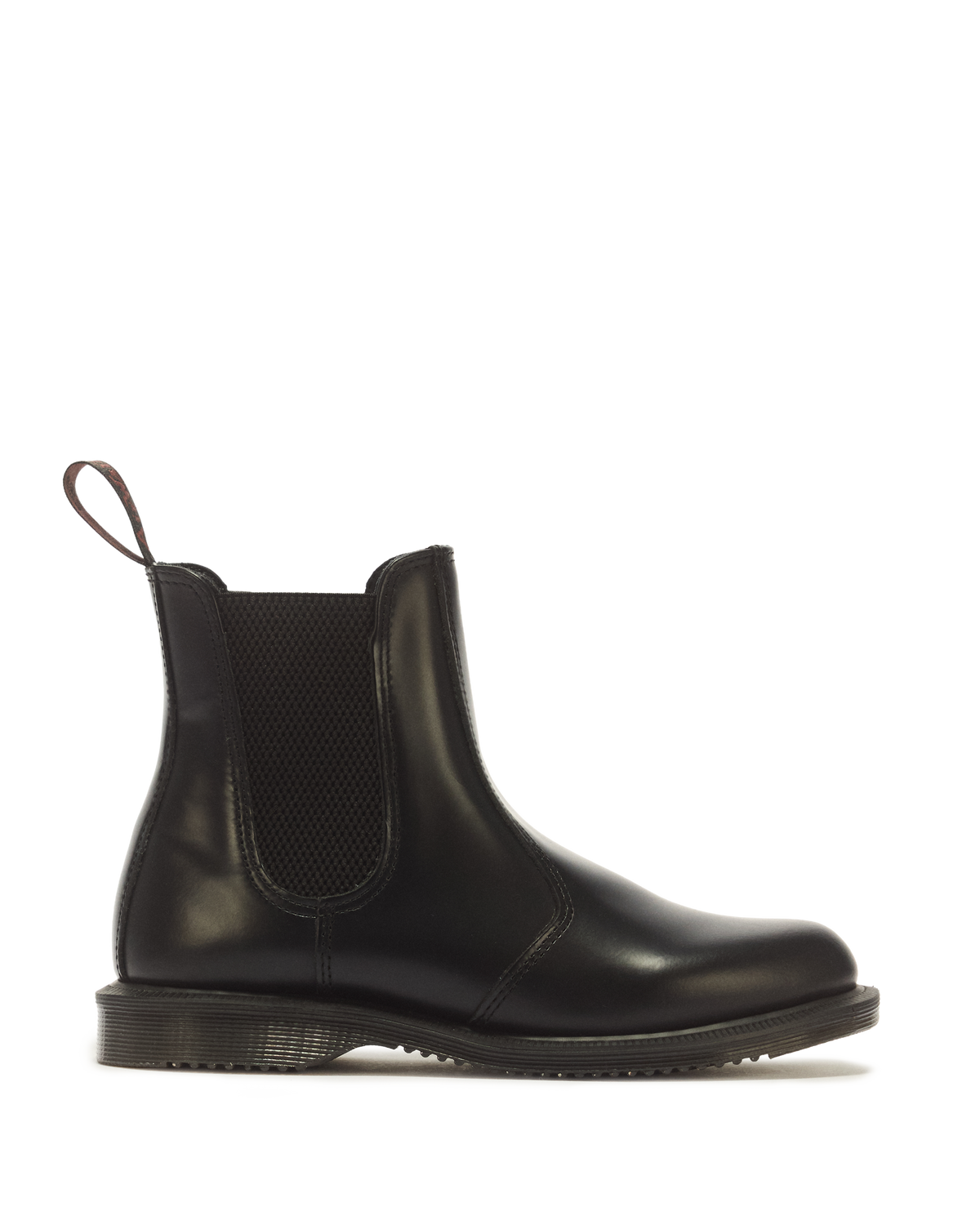 Flora Smooth Chelsea Boots in Black