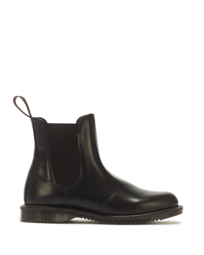 Flora Smooth Chelsea Boots in Black