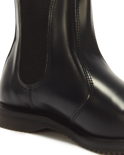 Flora Smooth Chelsea Boots in Black
