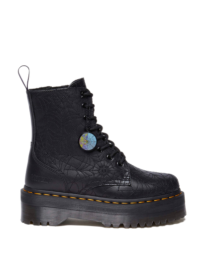 Jadon Wednesday Platform Boots in Black