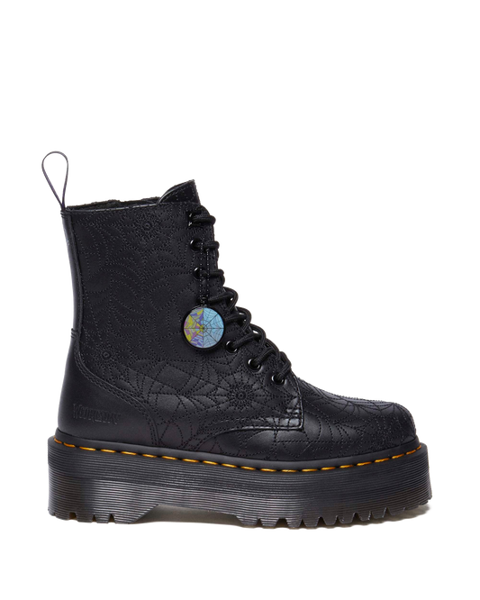 Jadon Wednesday Platform Boots in Black