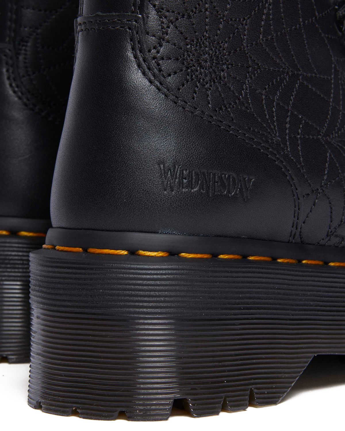 Jadon Wednesday Platform Boots in Black