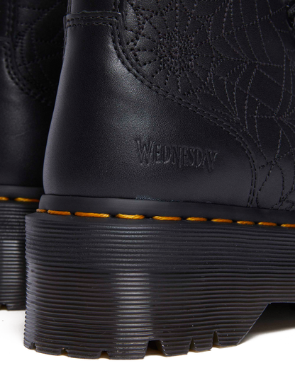 Jadon Wednesday Platform Boots in Black