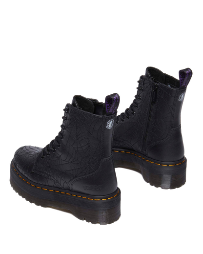 Jadon Wednesday Platform Boots in Black