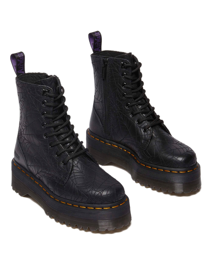 Jadon Wednesday Platform Boots in Black
