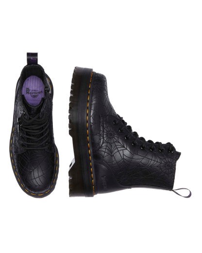 Jadon Wednesday Platform Boots in Black