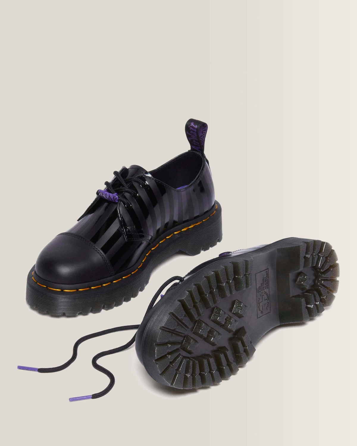 1461 BEX WEDNESDAY PLATFORM SHOES in Black