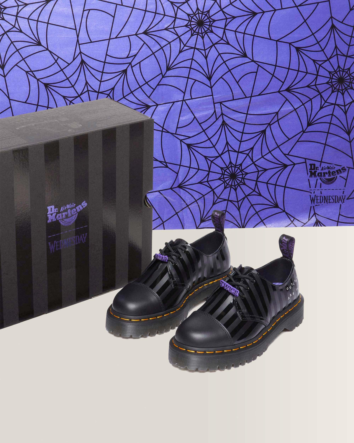 1461 BEX WEDNESDAY PLATFORM SHOES in Black