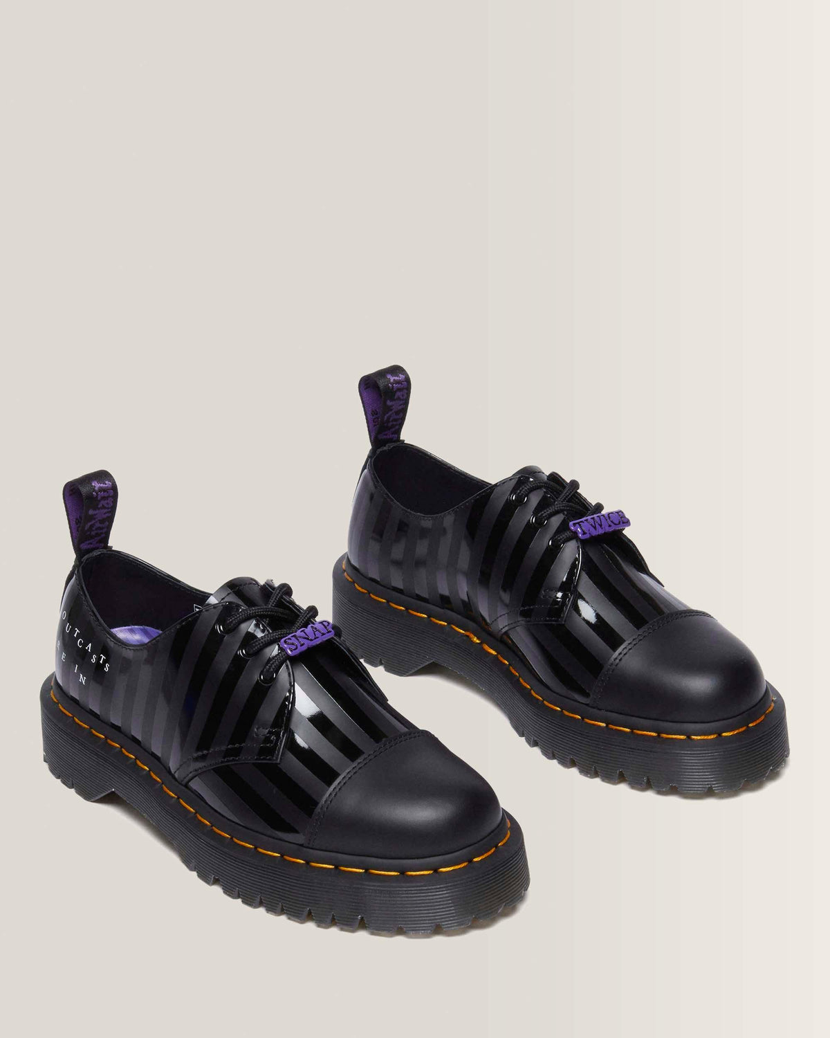 1461 BEX WEDNESDAY PLATFORM SHOES in Black