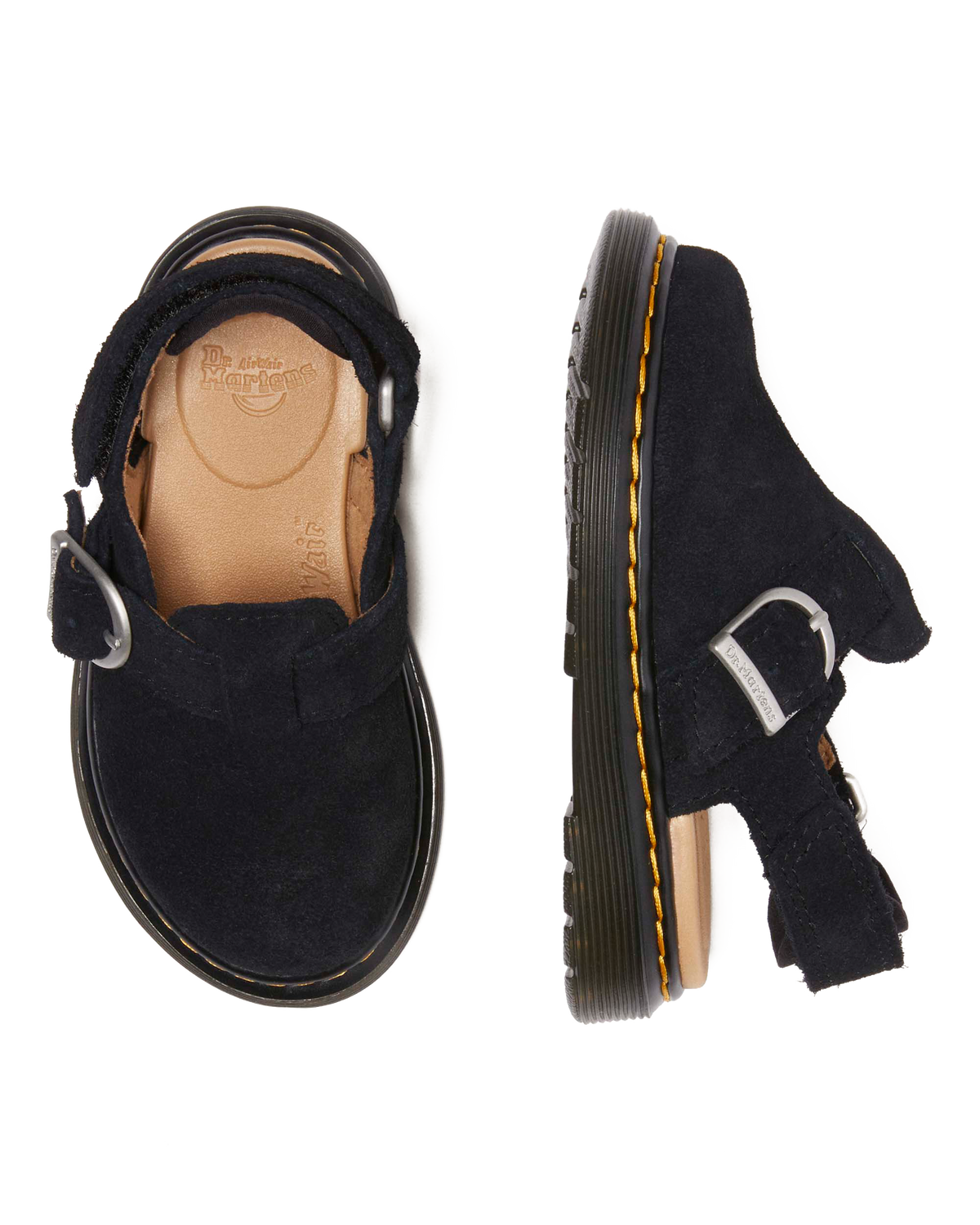 Toddler Jorgie Suede Mules in Black Bronx Suede