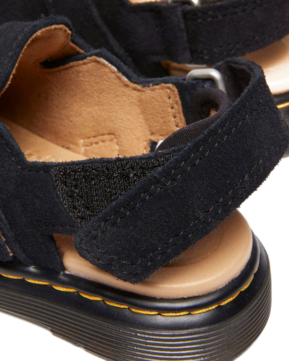 Toddler Jorgie Suede Mules in Black Bronx Suede