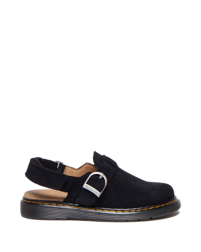 Junior Jorgie Suede Mules in Black Bronx Suede