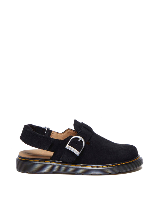 Junior Jorgie Suede Mules in Black Bronx Suede
