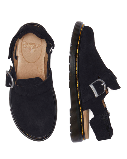 Junior Jorgie Suede Mules in Black Bronx Suede