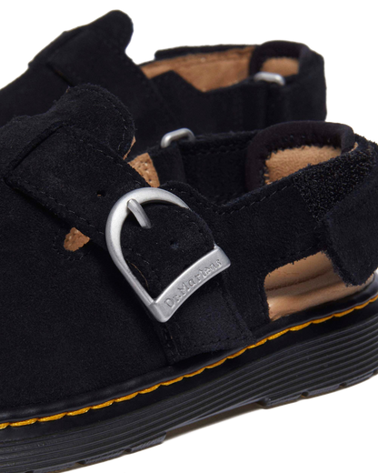 Junior Jorgie Suede Mules in Black Bronx Suede