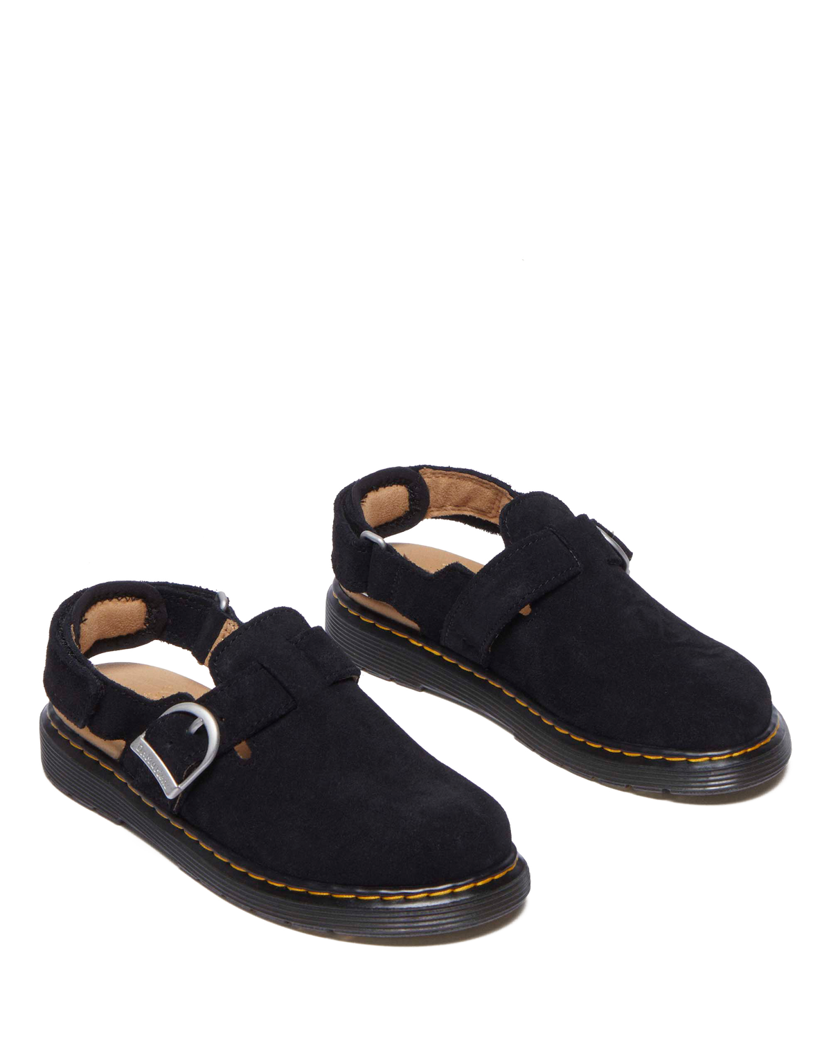 Junior Jorgie Suede Mules in Black Bronx Suede
