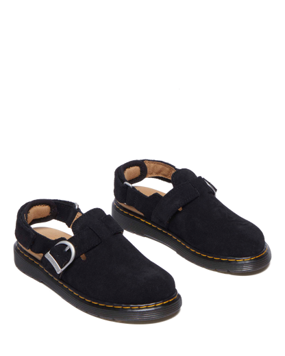 Junior Jorgie Suede Mules in Black Bronx Suede