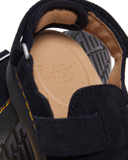 Junior Jorgie Suede Mules in Black Bronx Suede