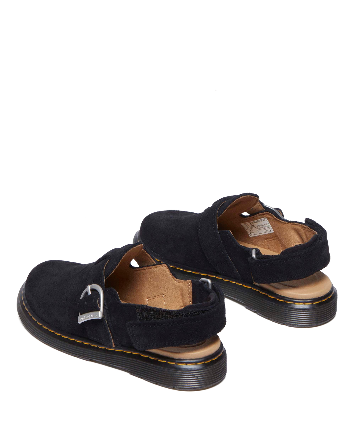Junior Jorgie Suede Mules in Black Bronx Suede