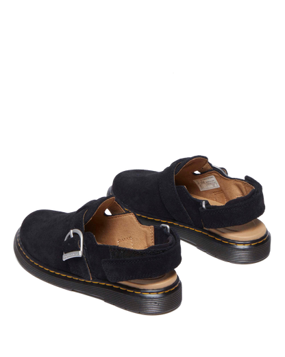 Junior Jorgie Suede Mules in Black Bronx Suede