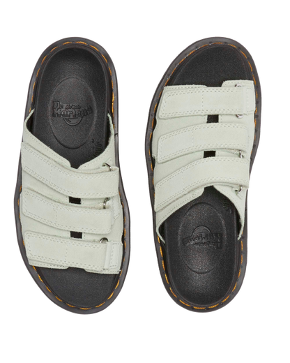 Raine Slide Suede sandals in Sage Green