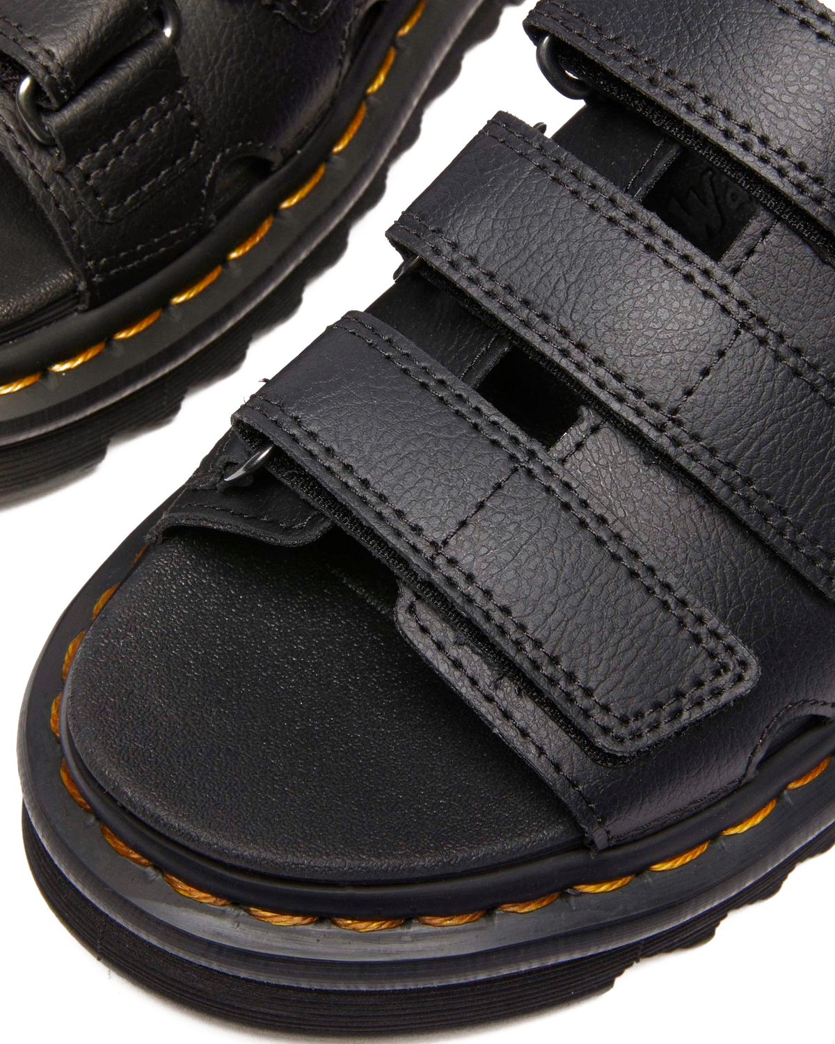 Raine Slide Athena leather sandals in Black