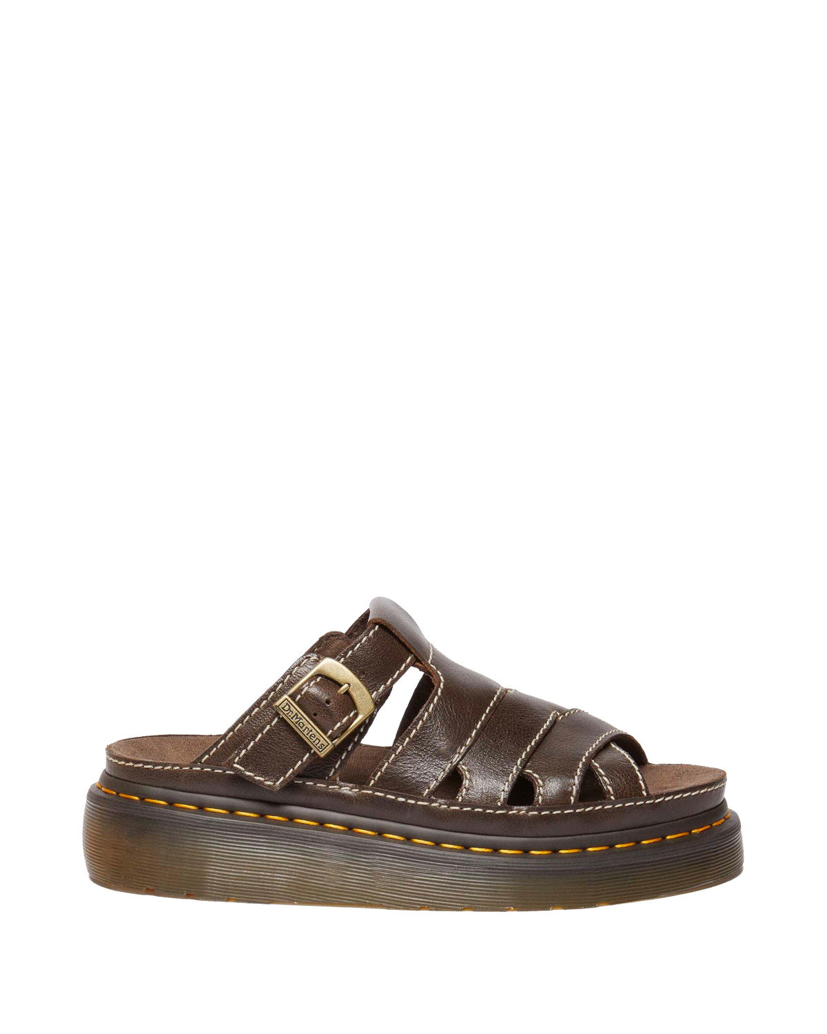 Maxxy Slide AR Rogue leather sandals in Brown