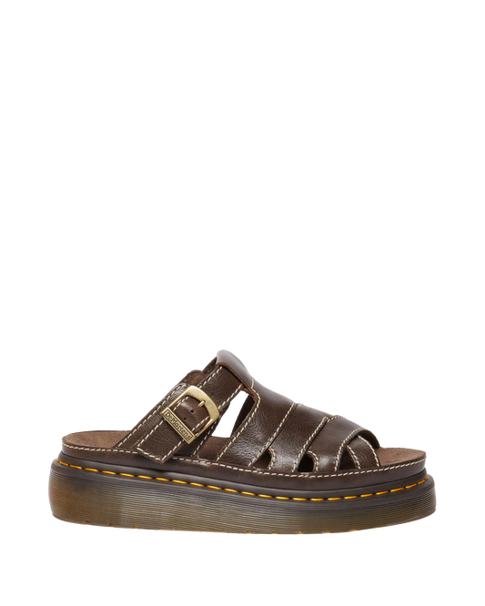 Maxxy Slide AR Rogue leather sandals in Brown