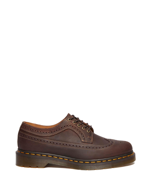 3989 Crazy Horse leather brogue shoes in Dark Brown