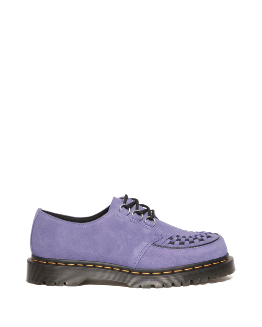 Ramsey woven suede  creepers in Twilight Purple