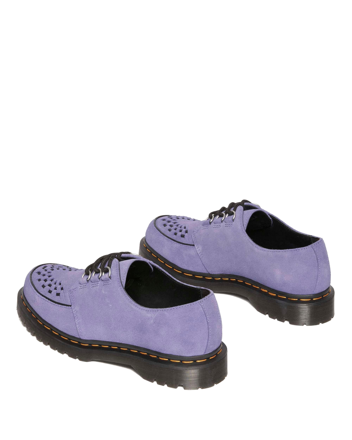 Ramsey woven suede  creepers in Twilight Purple