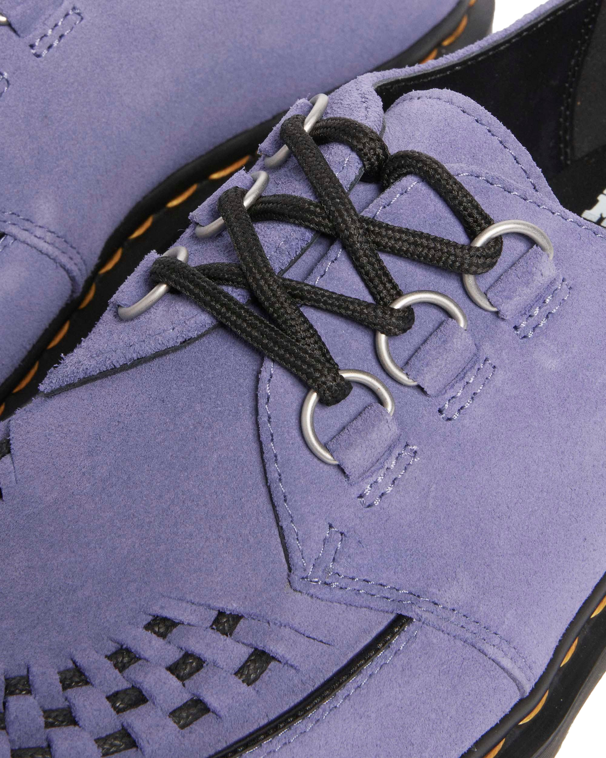 Ramsey woven suede  creepers in Twilight Purple