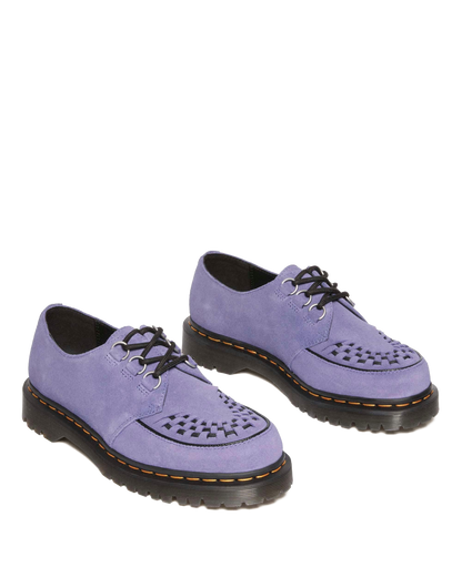 Ramsey woven suede  creepers in Twilight Purple