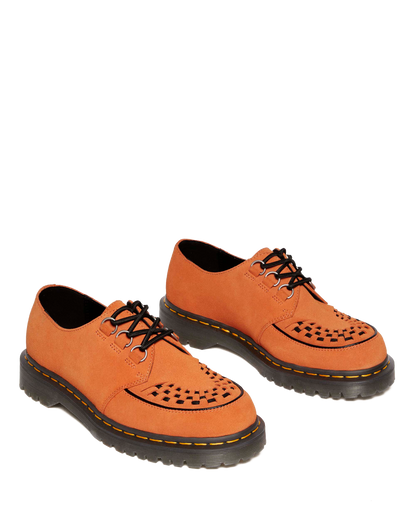 Ramsey woven suede  creepers in Orange