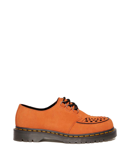 Ramsey woven suede  creepers in Orange