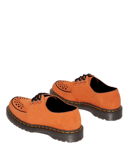 Ramsey woven suede  creepers in Orange