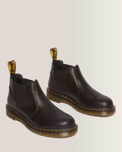 2976 Lo Rogue Leather Chelsea Boots in Black