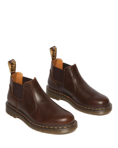 2976 Lo Rogue Leather Chelsea Boots in Brown