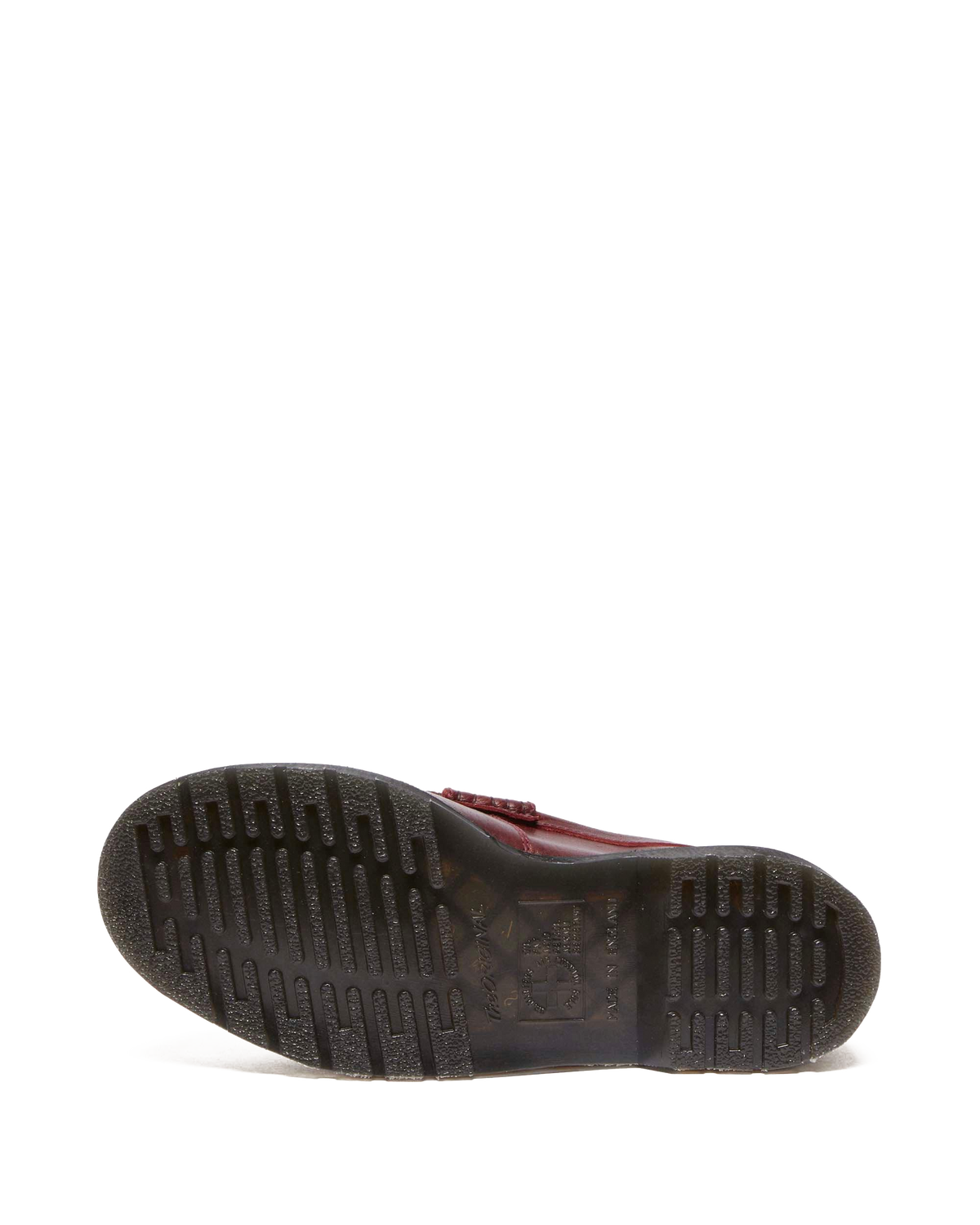 Penton Made In England Two-Tone Leather Loafers in Burgundy+White