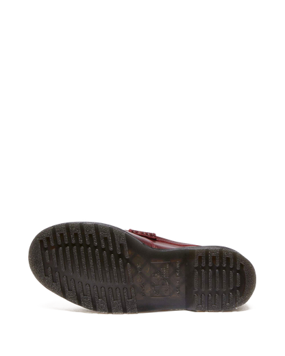 Penton Made In England Two-Tone Leather Loafers in Burgundy+White