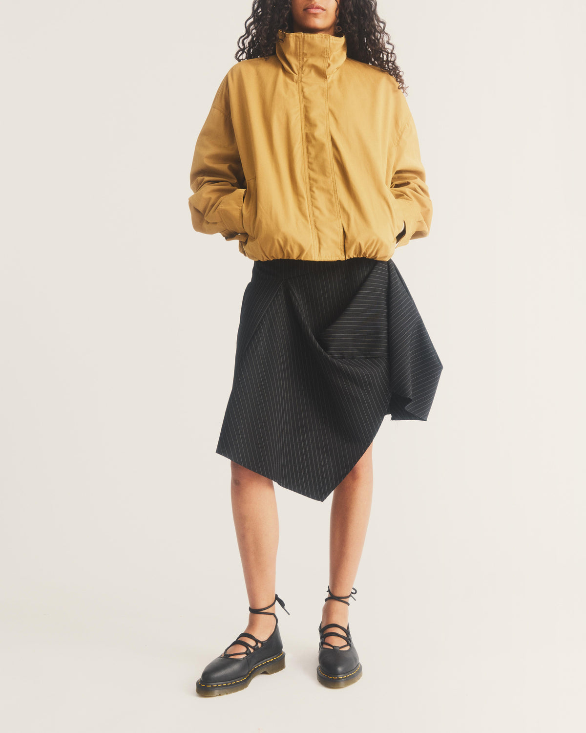 Elphie II Virginia leather ballet flats in Black