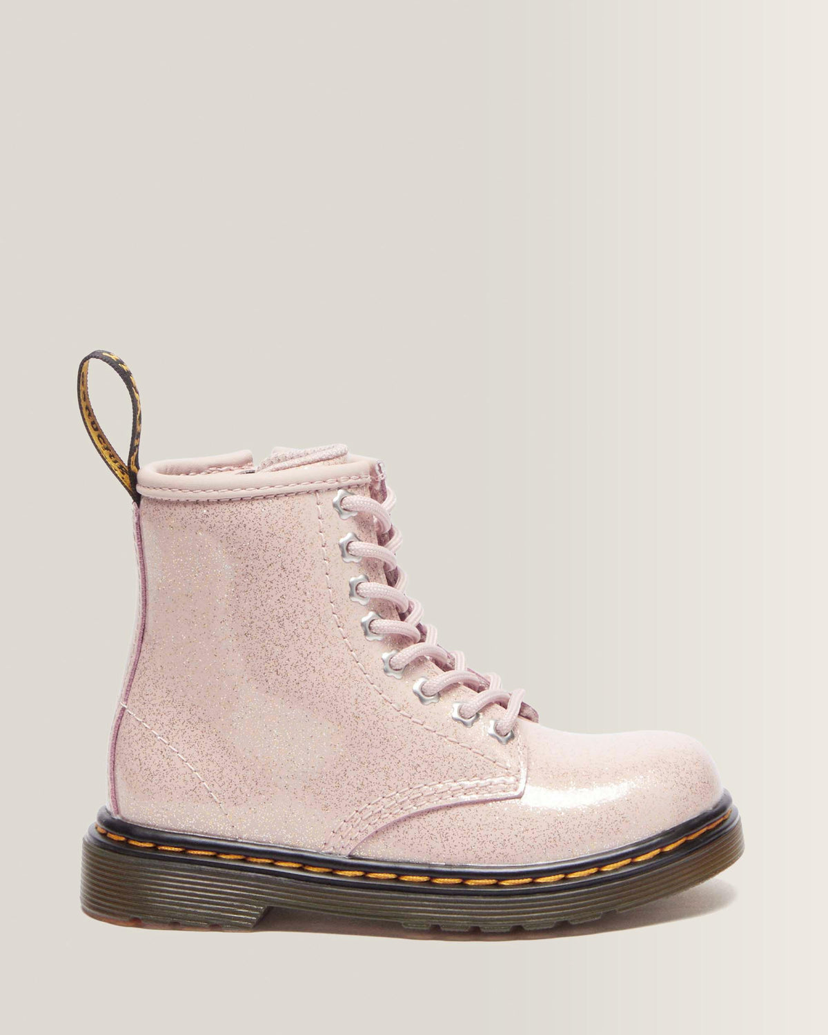 Toddler 1460 Glitter Boots in Powder Pink