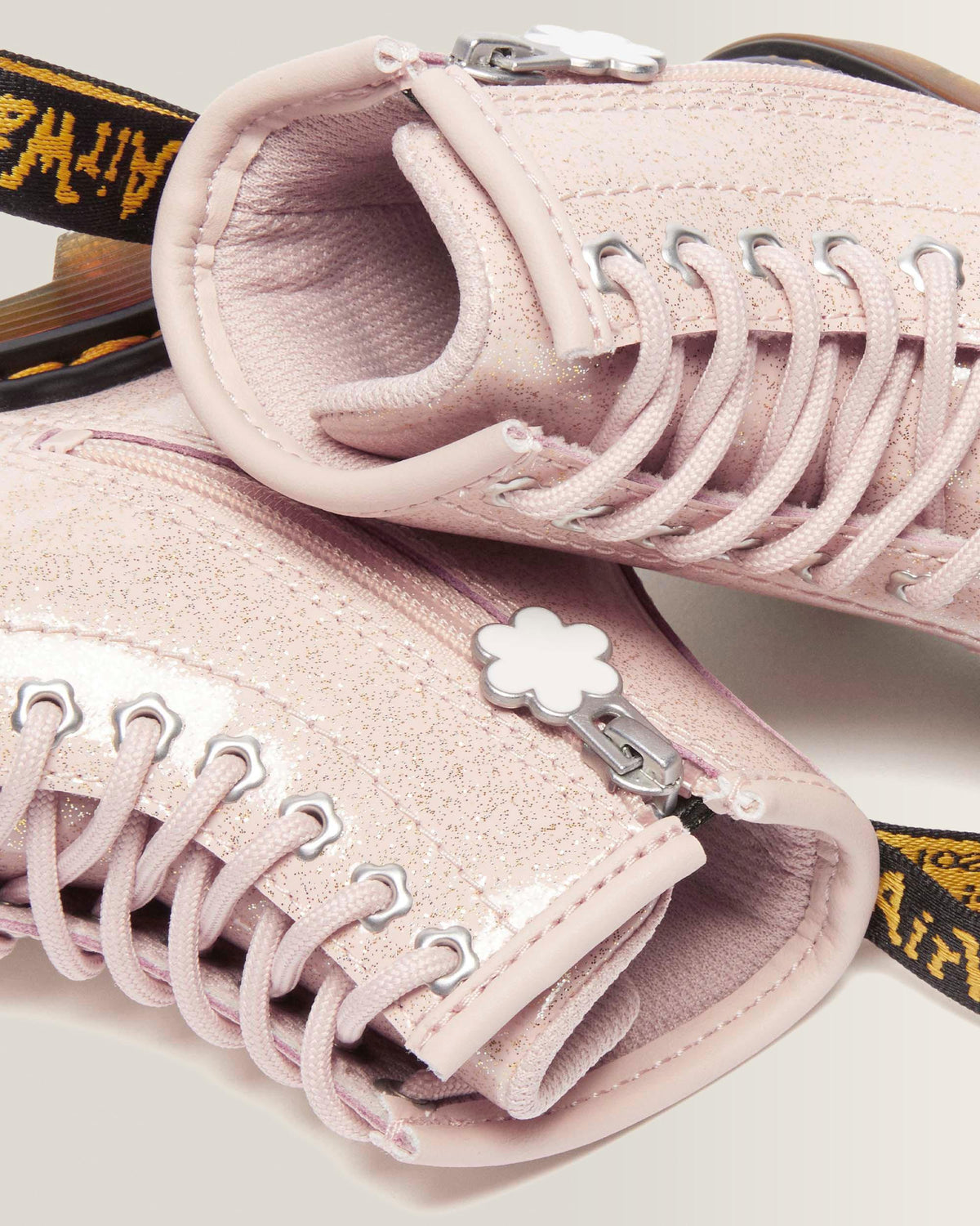 Toddler 1460 Glitter Boots in Powder Pink