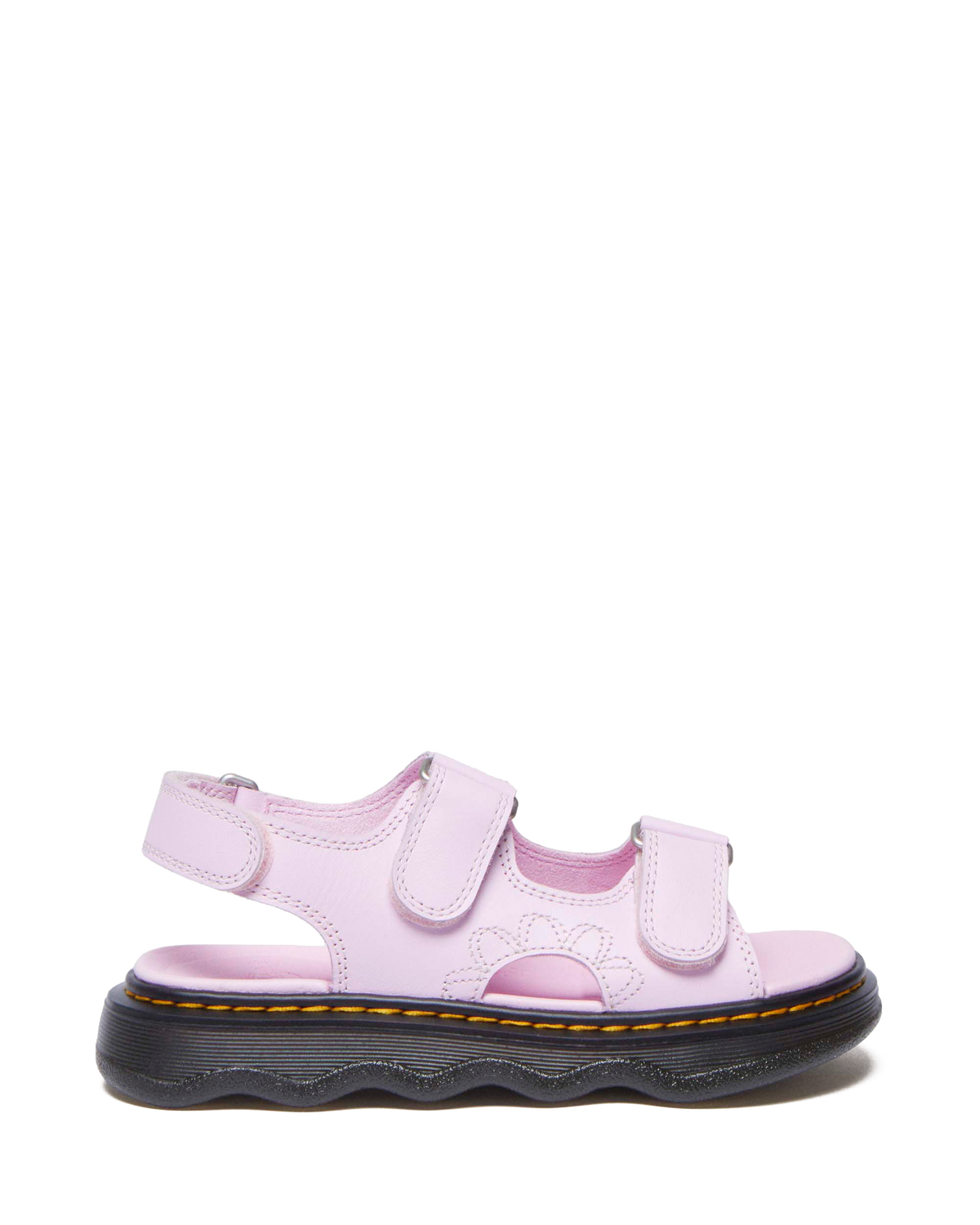 Junior Virden Softy T leather sandals in Pale Pink