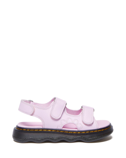 Junior Virden Softy T leather sandals in Pale Pink