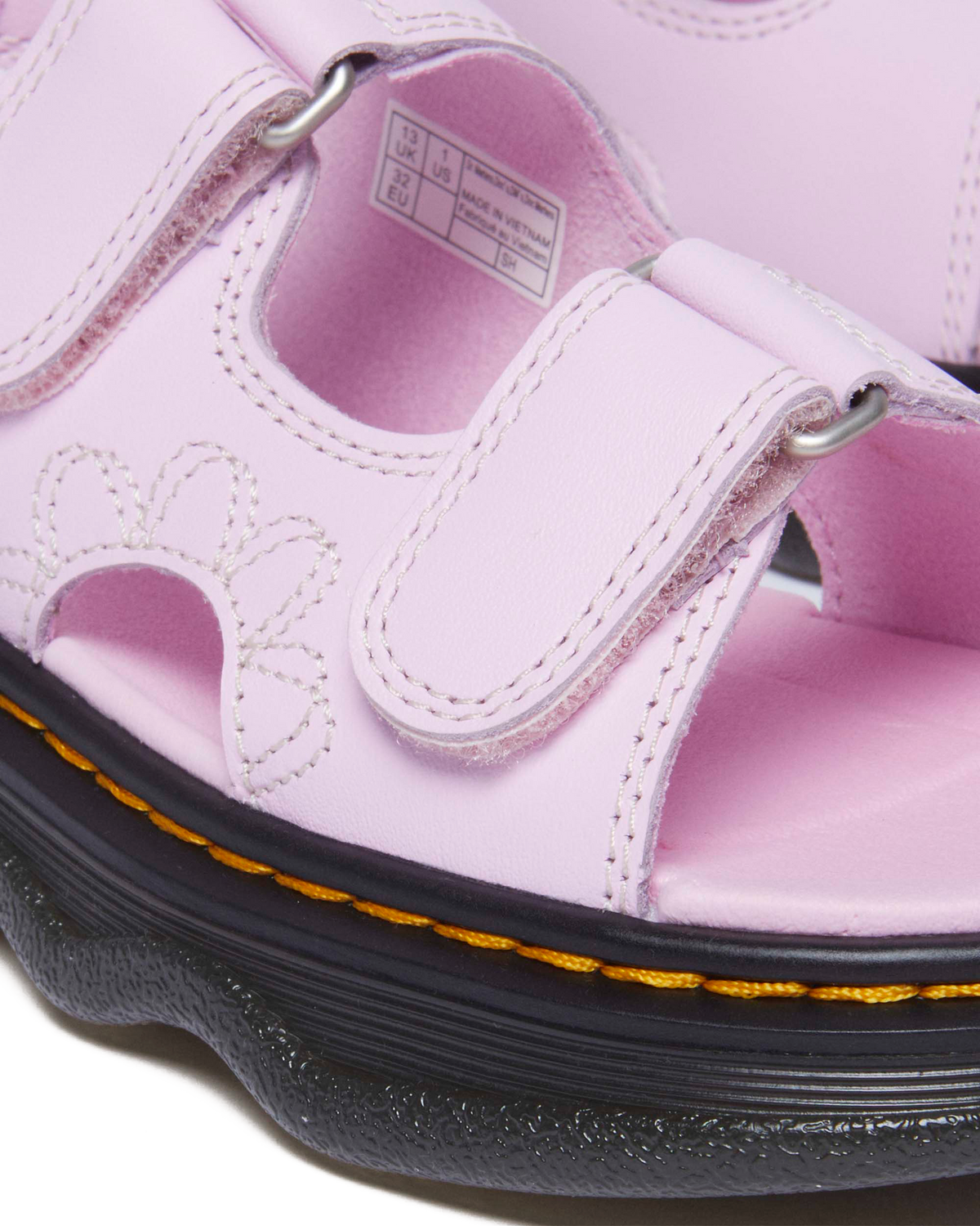 Junior Virden Softy T leather sandals in Pale Pink